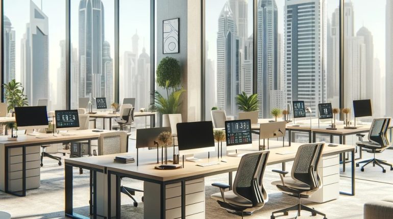 Custom office furniture in UAE